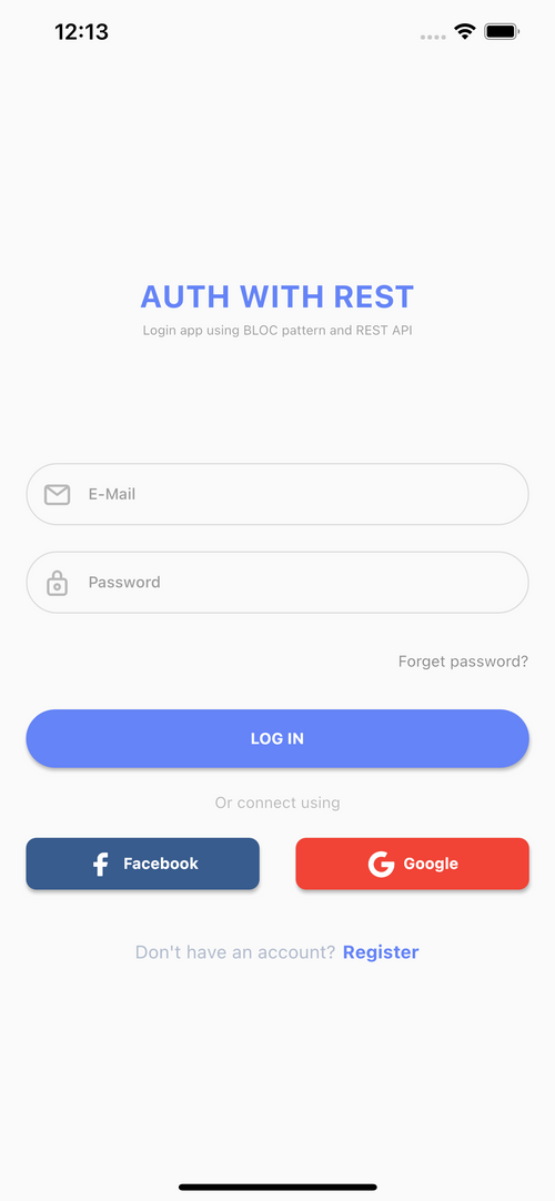 GitHub - bilguunint/flutter-auth-with-rest: Flutter app auth with REST ...