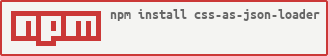 css-as-json-loader on NPM