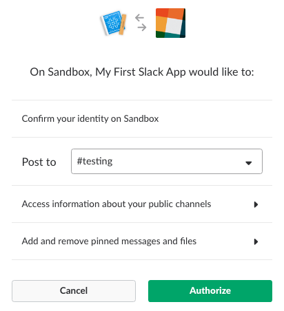 slack-api---authorize-app