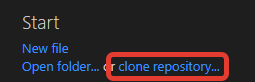 Clone repo