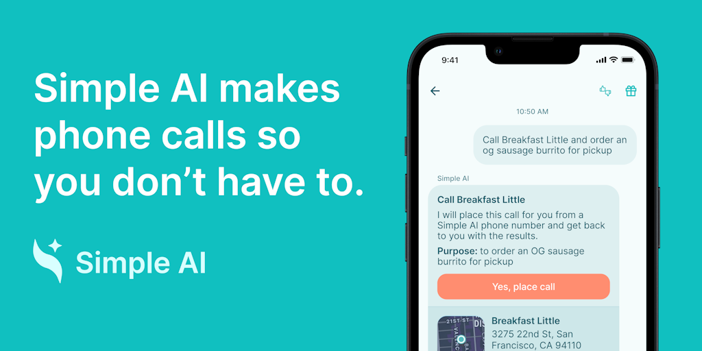 Simple AI Phone Assistant