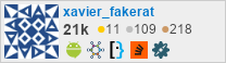 profile for xavier_fakerat on Stack Exchange, a network of free, community-driven Q&A sites