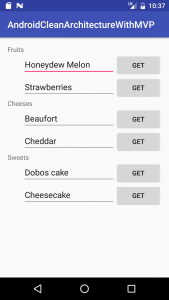 AndroidCleanArchitectureWithMVP
