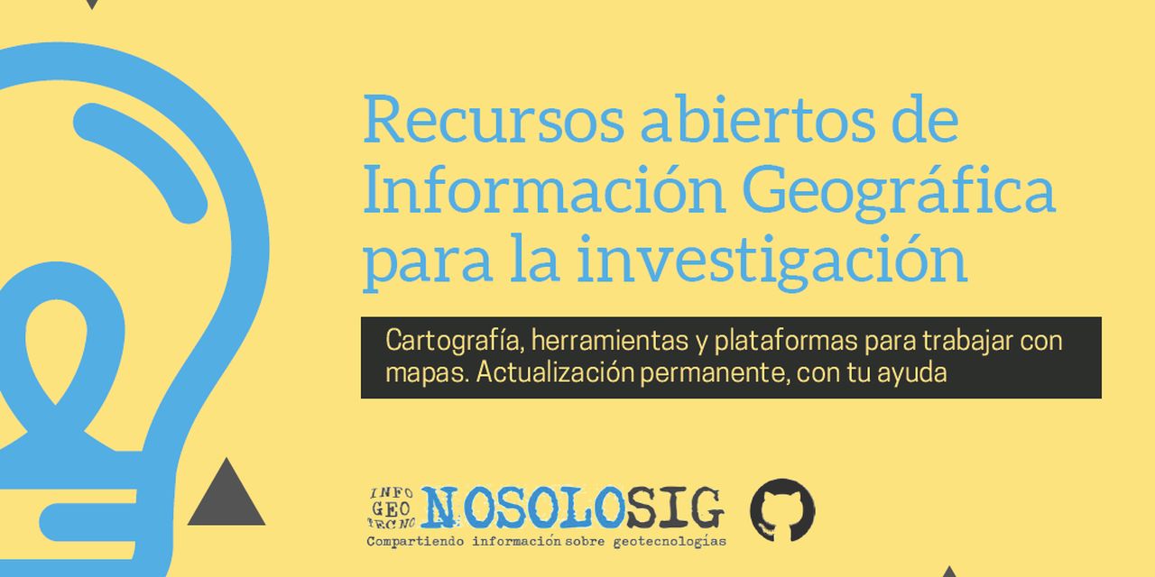 Recursos abiertos de Información Geográfica