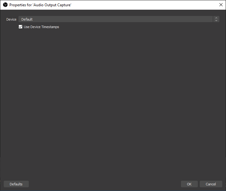 Audio Output Capture