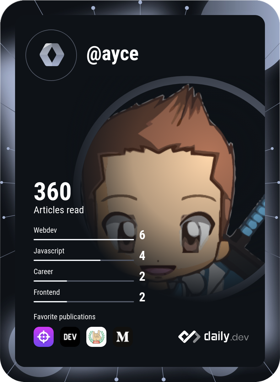 Evan JUGE's Dev Card