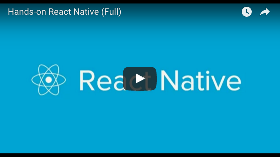 Hands on React Native - Full Video