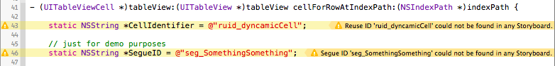Xcode Warnings