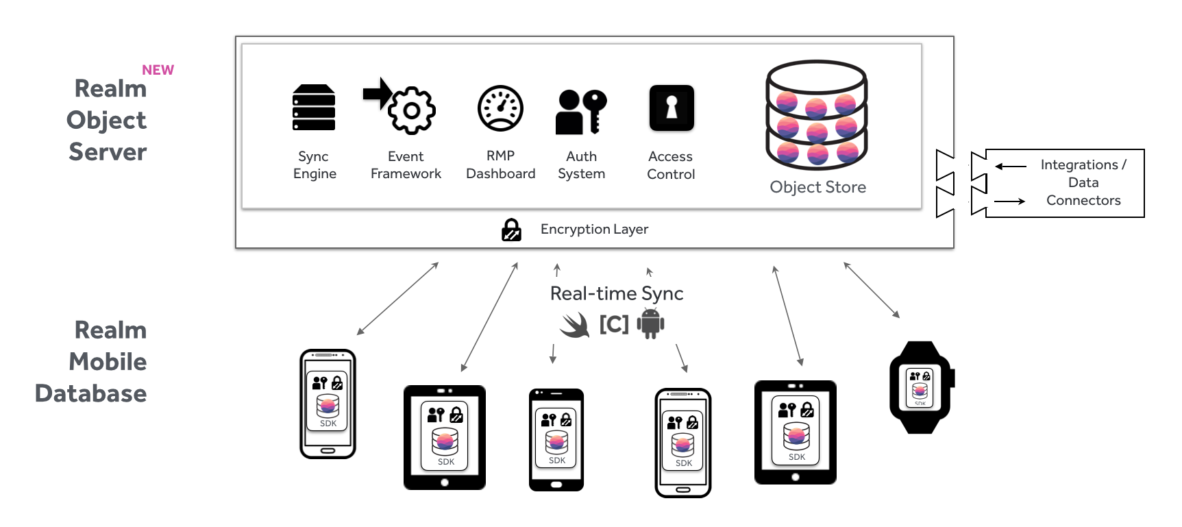 Realm mobile platform