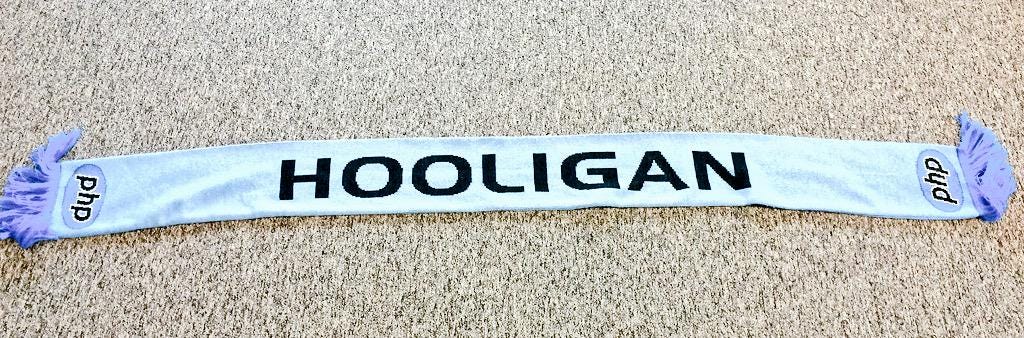 Picture of the PHP Hooligans Scarf
