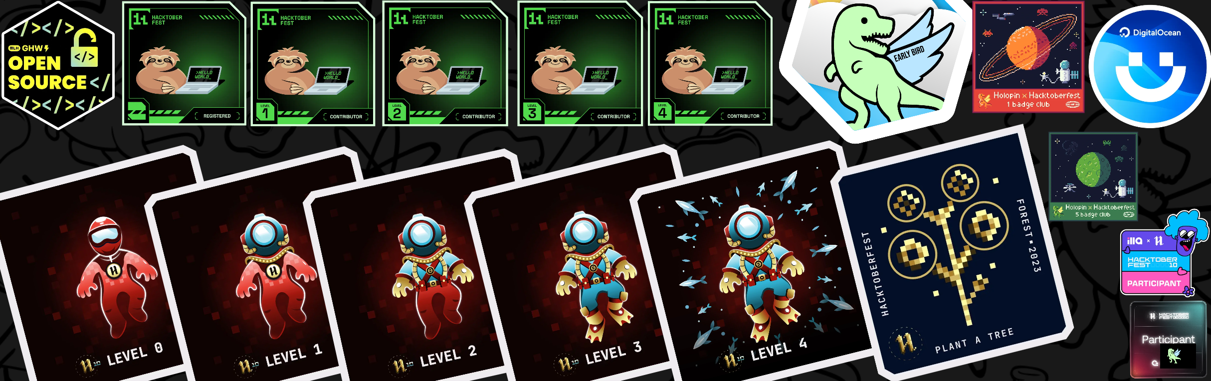 An image of @nisoojadhav's Holopin badges, which is a link to view their full Holopin profile