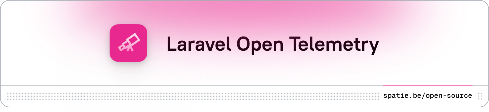 Logo for laravel-open-telemetry