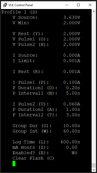 PuTTY Screenshot of custom VLK Control Panel (https://imgur.com/a/UHOGVdm)