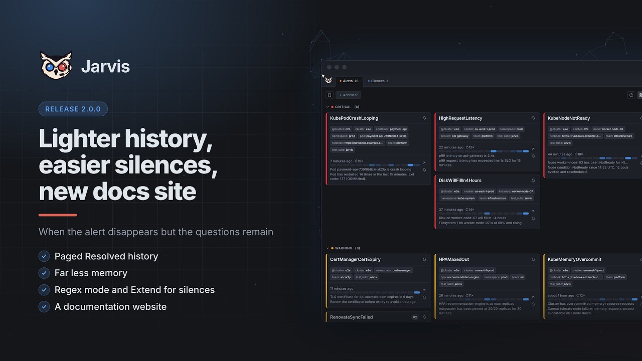 Jarvis 2.0.0 highlights (video)
