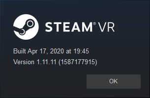 SteamVR version