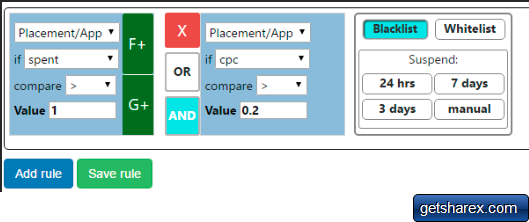 Add rules to your Appnexus campaigns