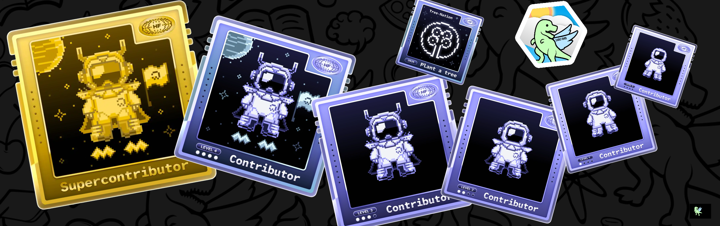 An image of @muneer320's Holopin badges, which is a link to view their full Holopin profile