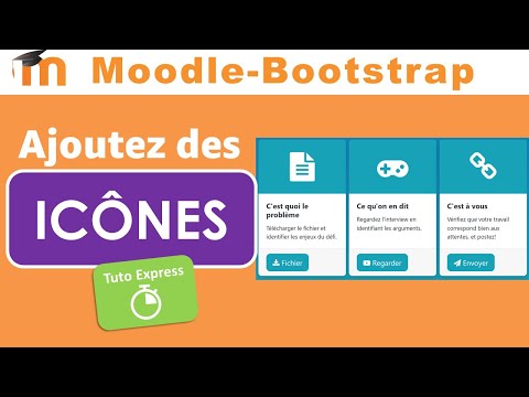 Moodle Icônes FontAwesome