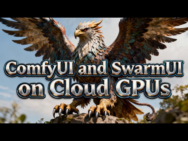 How to Install and Use ComfyUI and SwarmUI on Massed Compute and RunPod Private Cloud GPU Services