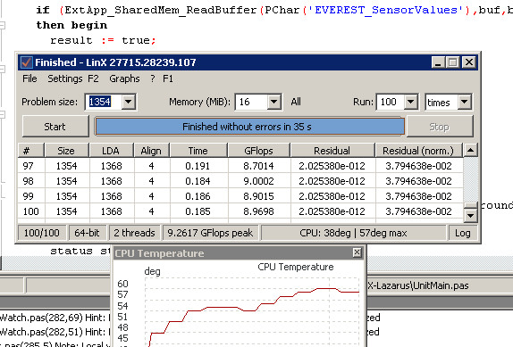 64 bits LinX compiled with Lazarus