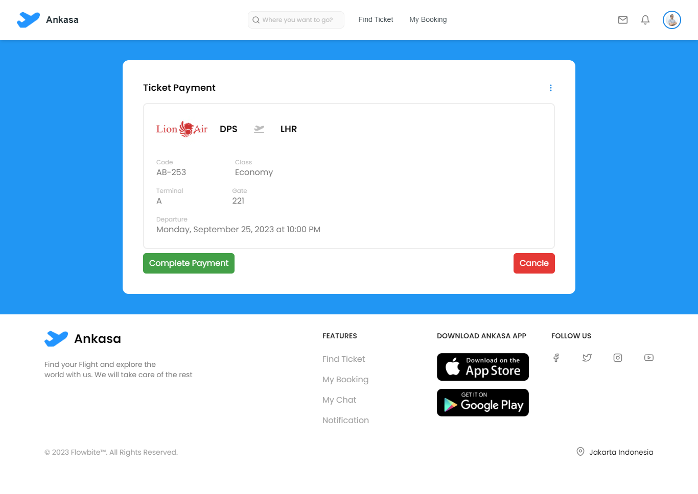 Change Status Ticket