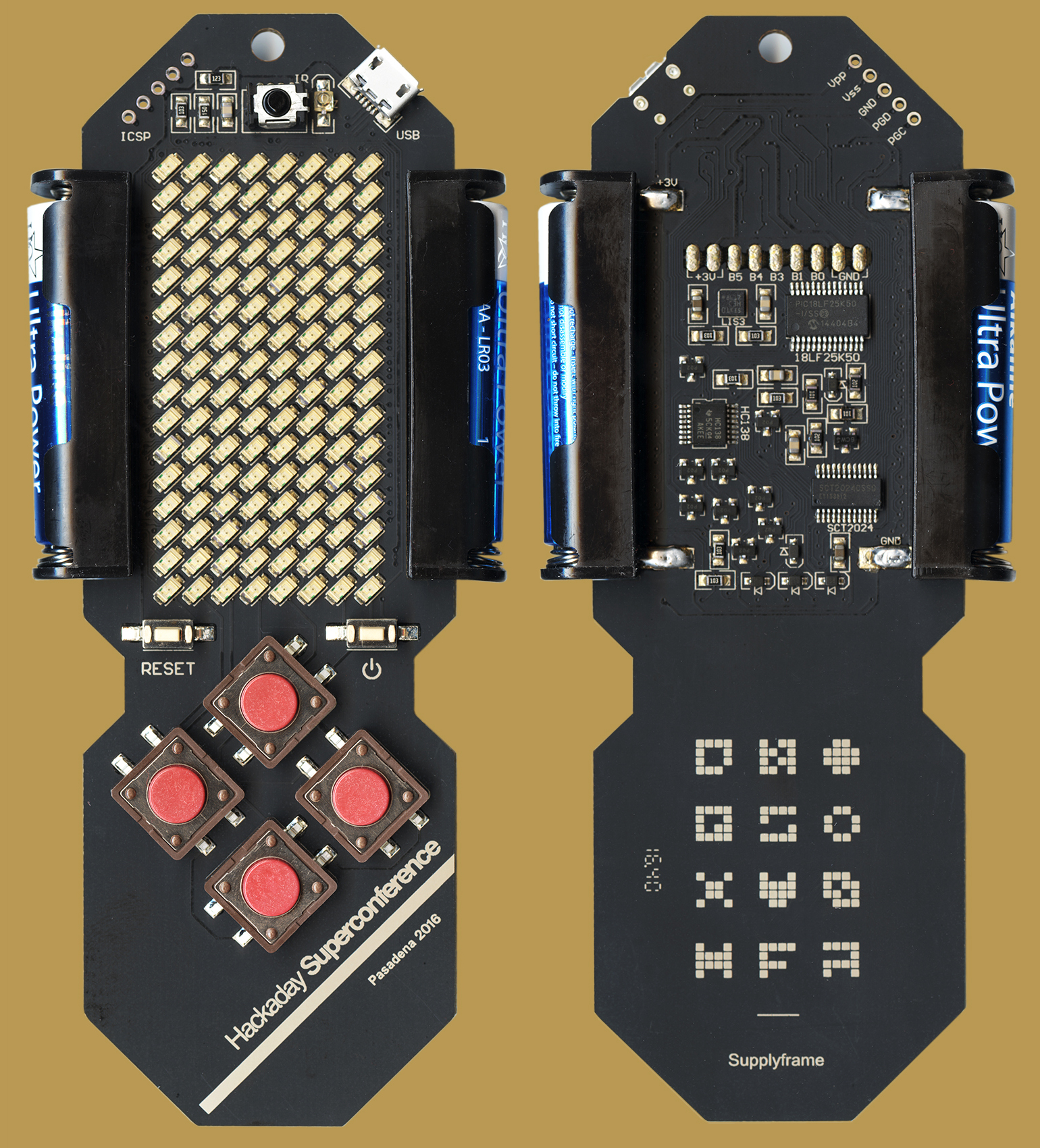 2016 SuperCon Badge Front and Back