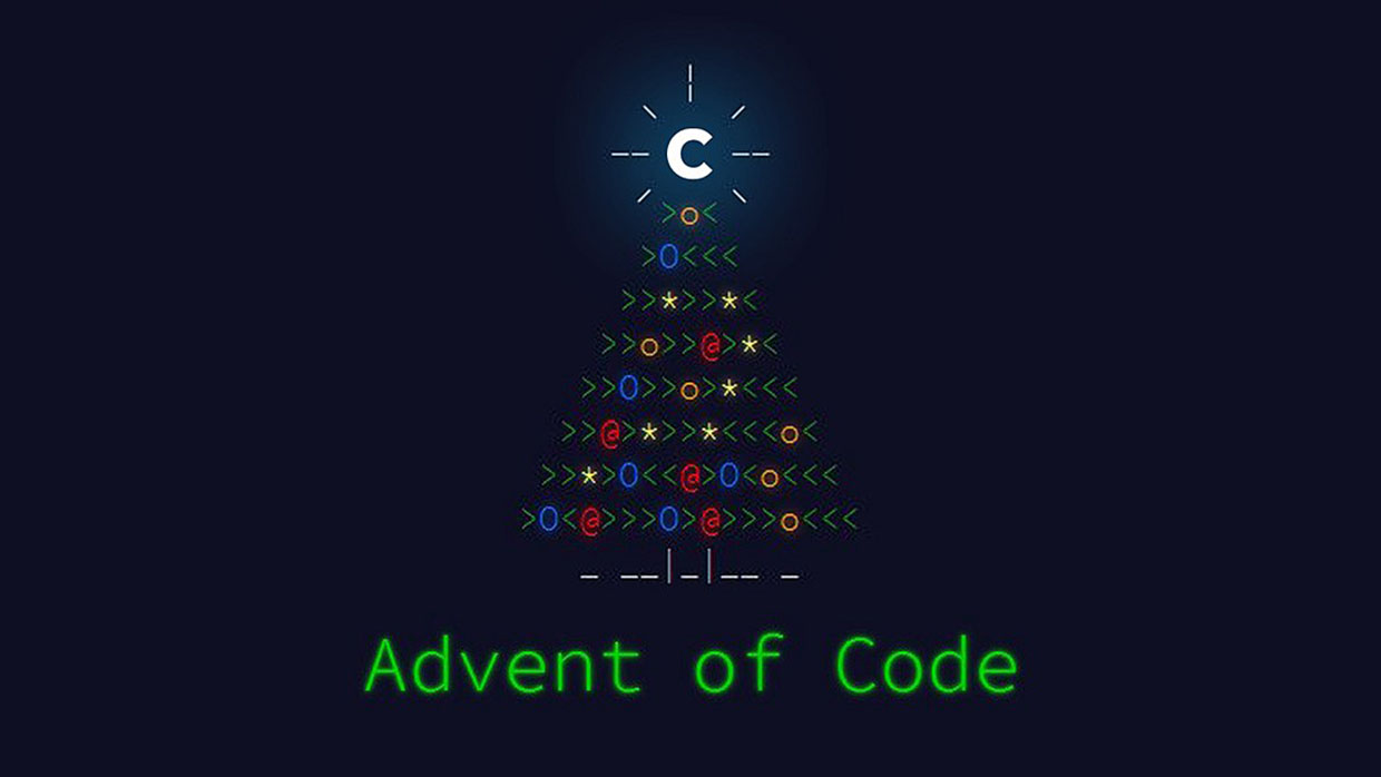 advent of code banner