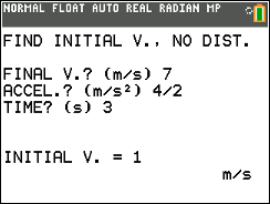 Calculation Screen