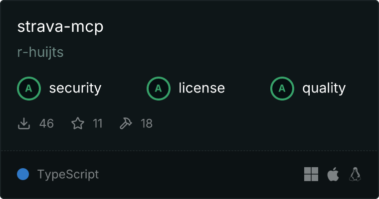 Strava Server MCP server