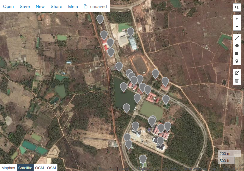 Maps for Khon Kaen University Nong Khai Campus