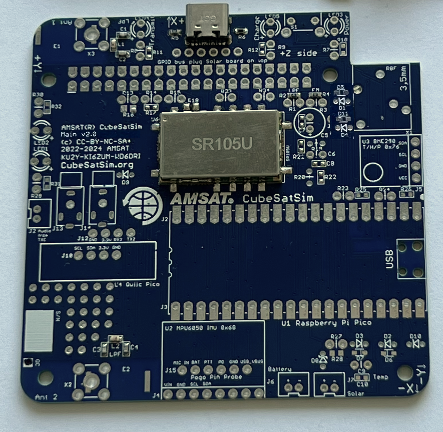 Main PCB with SMT parts