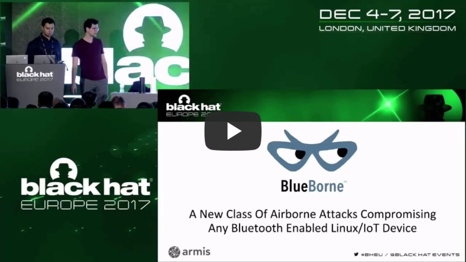 BlueBorne: A New Class of Airborne Attacks that can Remotely Compromise Any Linux/IoT Device