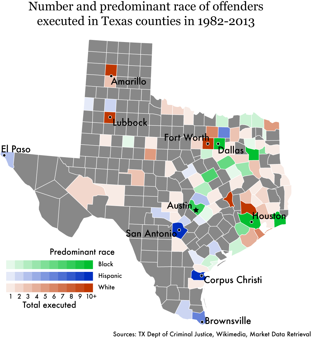 Executed offenders in Texas