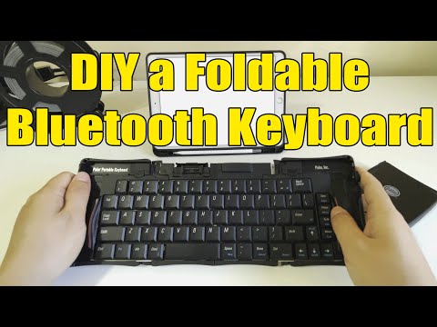 Bluetooth Palm Portable Keyboard demo