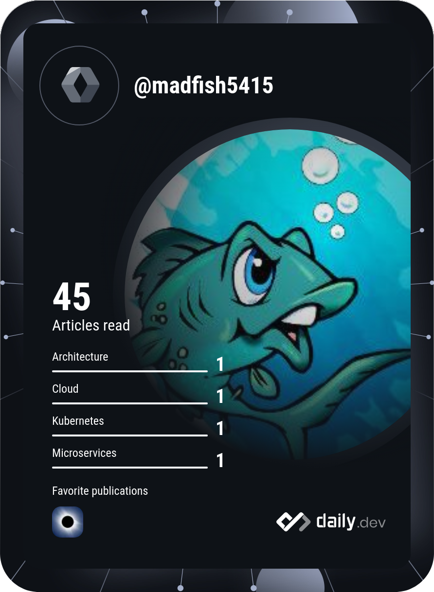 Madfish5415's Dev Card