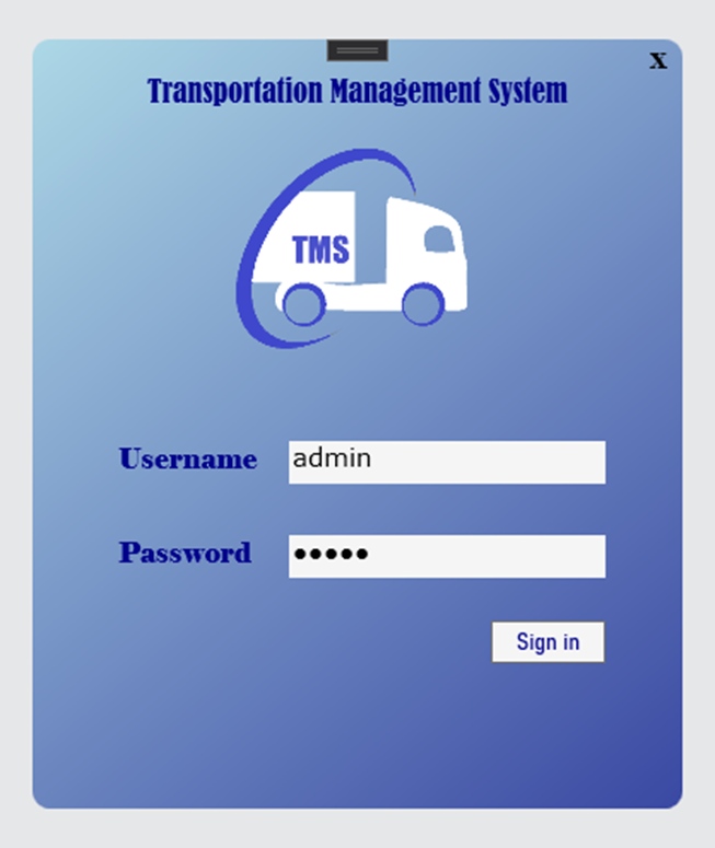 Login Page