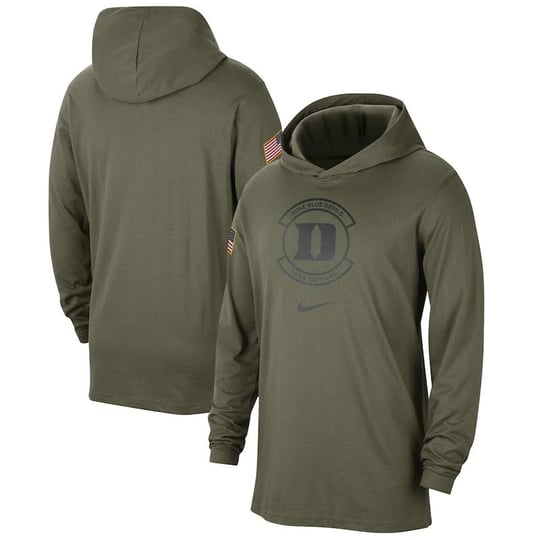 mens-nike-olive-duke-blue-devils-military-pack-long-sleeve-hoodie-t-shirt-size-medium-1