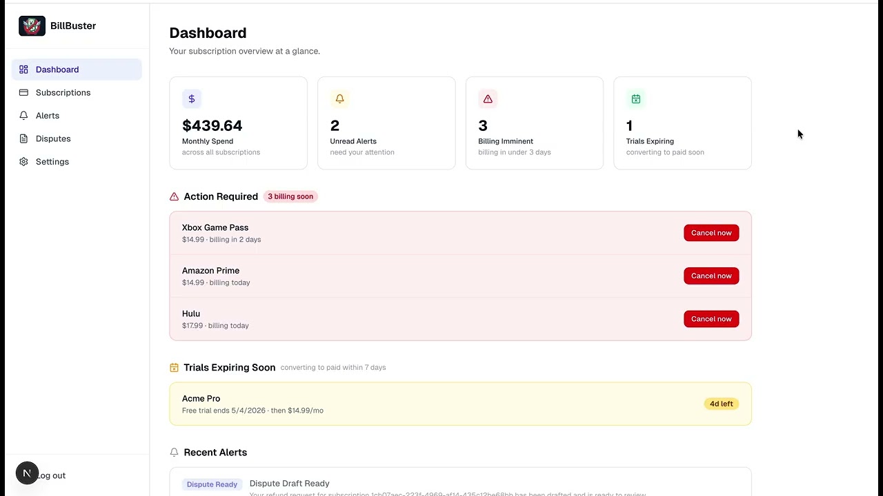 GitHub - subritii/Billbuster · GitHub