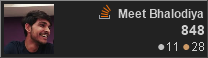 profile for Meet Bhalodiya at Stack Overflow, Q&A for professional and enthusiast programmers