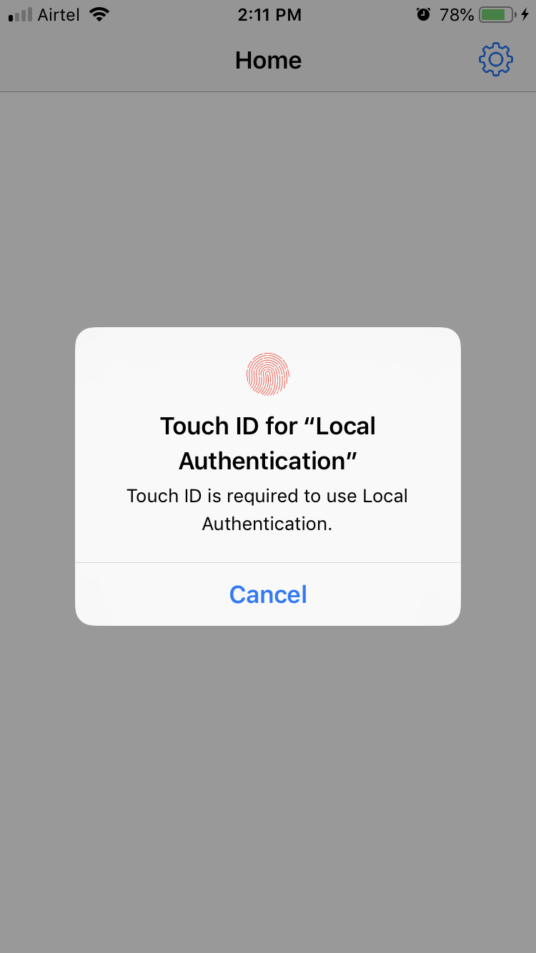 Authentication permission