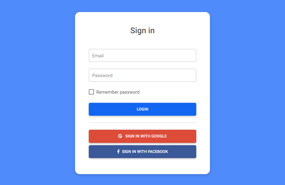 Bootstrap 5 Login Form