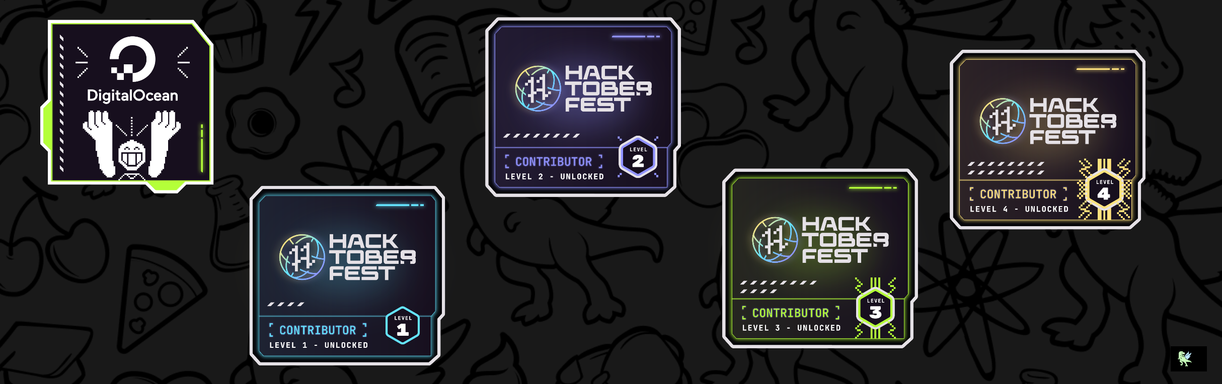 An image of @mukundsolanki's Holopin badges, which is a link to view their full Holopin profile