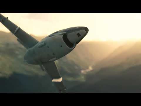 Sion to Samedan (Fiat G.91 - Flight Simulator 2020)