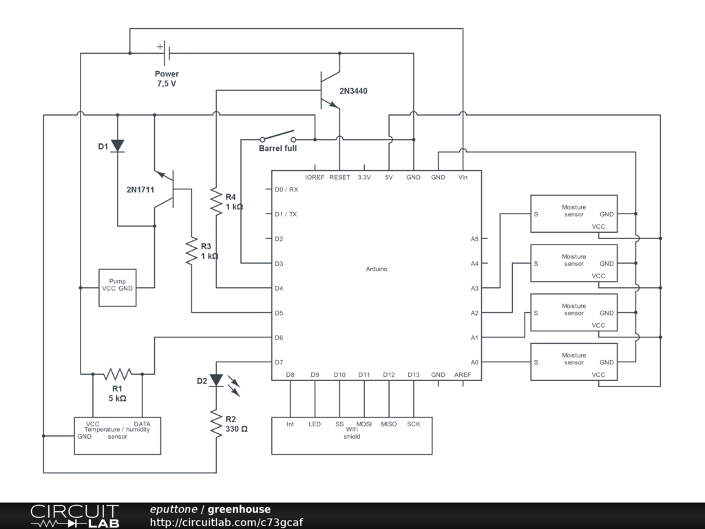 Greenhouse circuit diagram