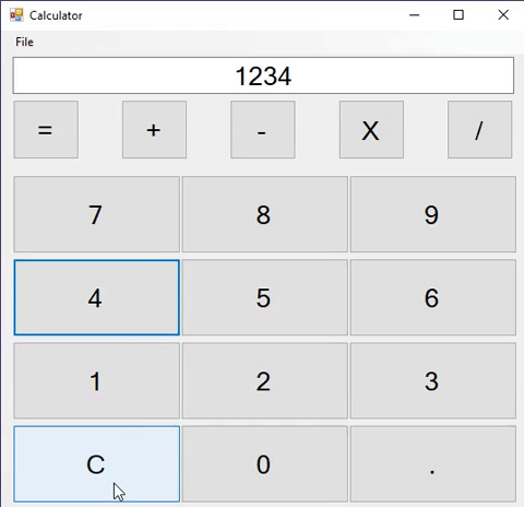 Alt: GIF of calculator in action