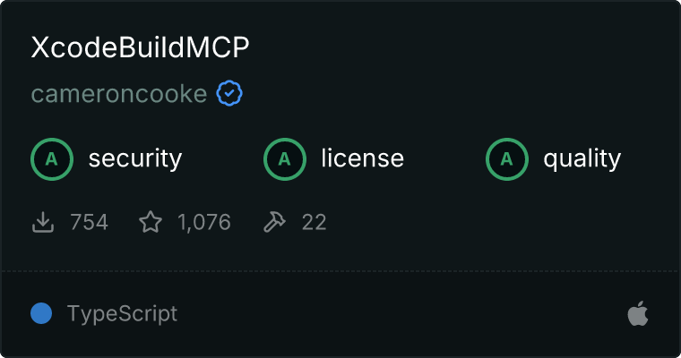 XcodeBuildMCP MCP server