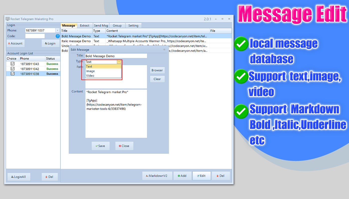 Telegram Marketing Pro 3.0.10