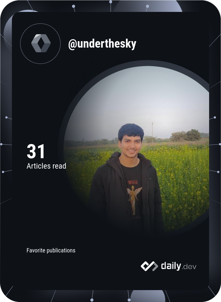 aakash verma's Dev Card