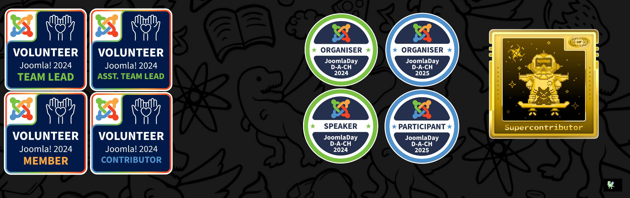 An image of @tecpromotion's Holopin badges, which is a link to view their full Holopin profile